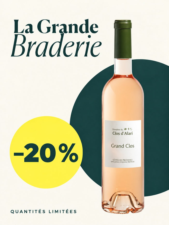 Côtes-de-Provence Grand Clos rosé 2025 – Grande Braderie d'automne -20 %