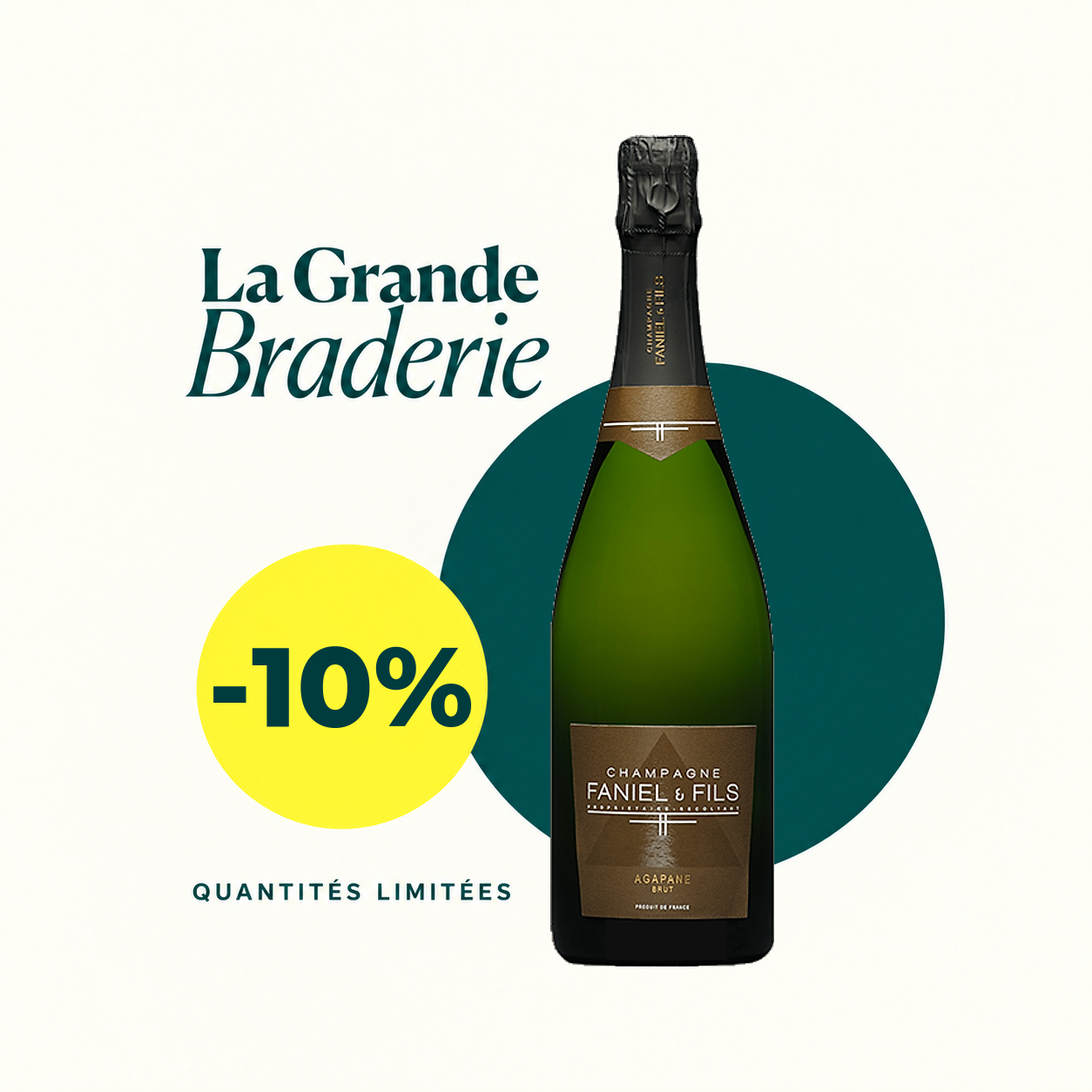 Champagne Agapane Brut – Grande Braderie d'automne -10 %