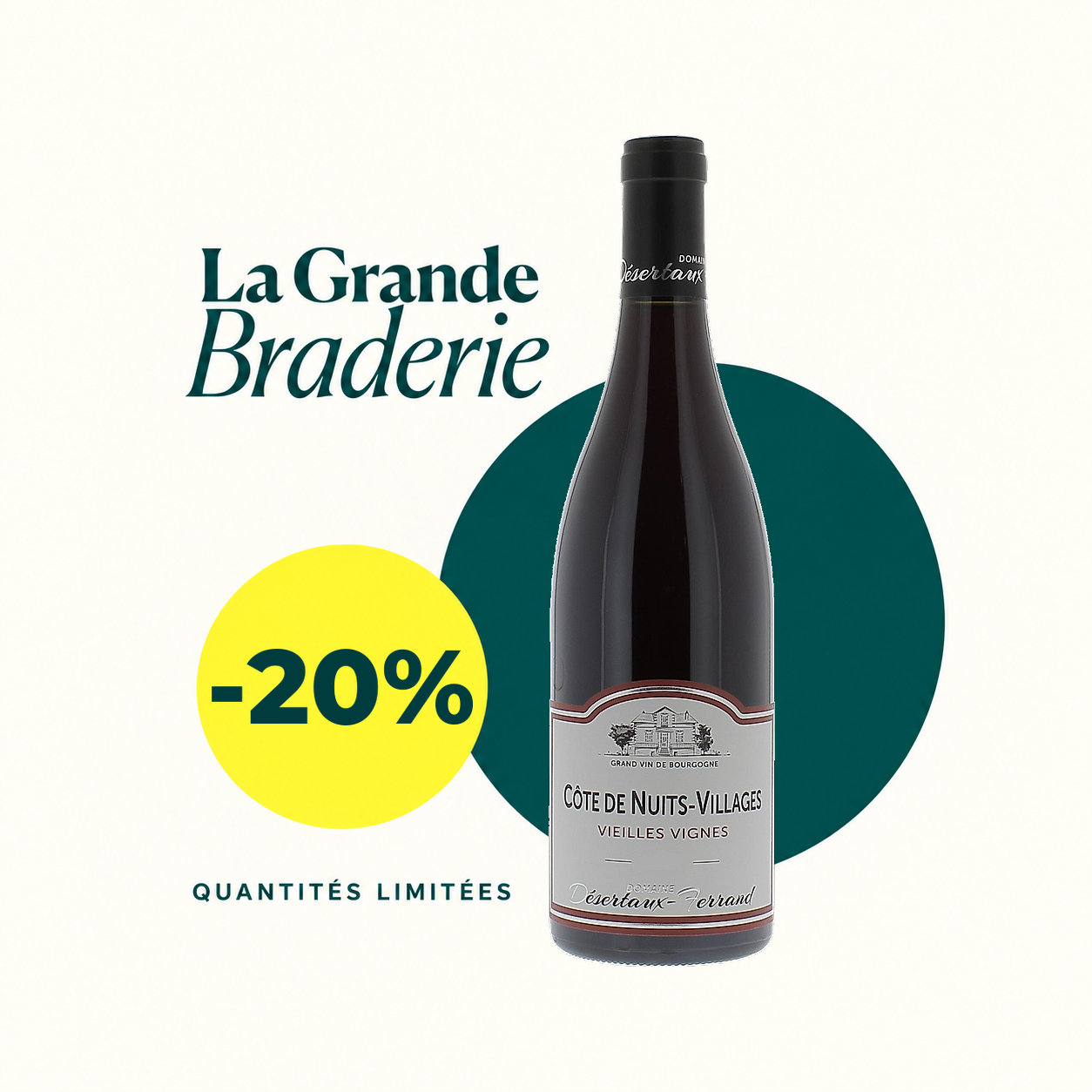 Côte de Nuits-Villages Vieilles Vignes 2023 – Grande Braderie d'automne -20 %