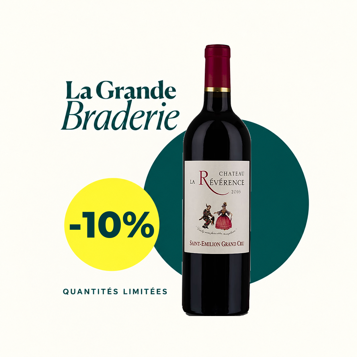 Saint-Émilion Grand Cru La Révérence 2024 – Grande Braderie d'automne -10 %